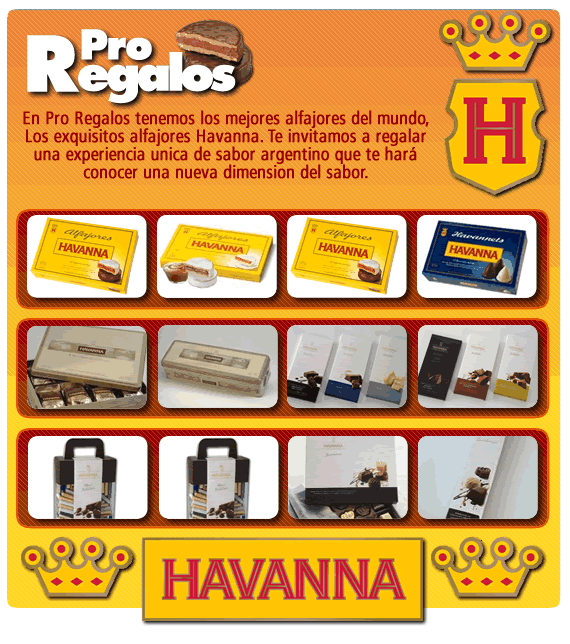 Regalos Publicitarios de Chocolates Havanna